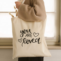 you are loved - tote bag